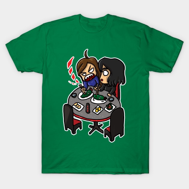 Bonding With Chopsticks T-Shirt by LUFAdventures